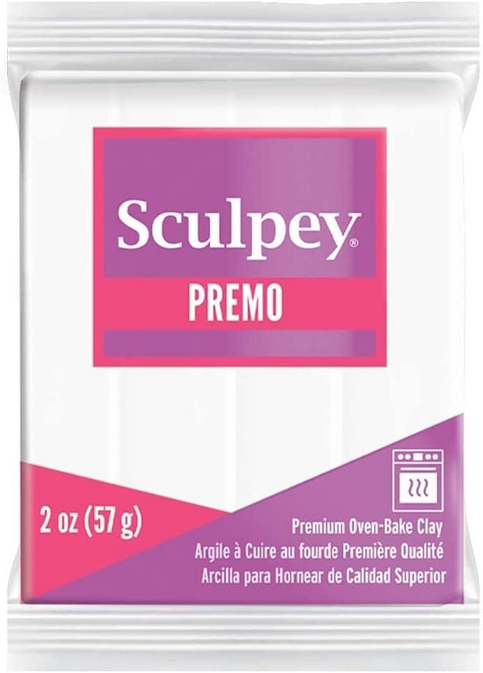 Premo Sculpey Polymer Clay 2oz White-0