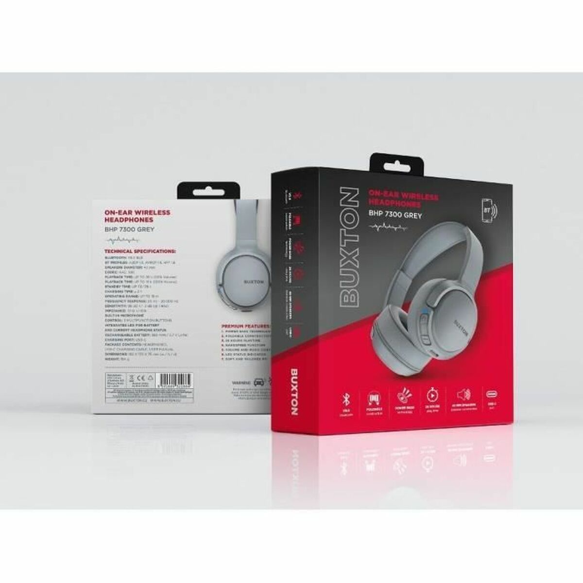 Headphones BUSHNELL Grey-1
