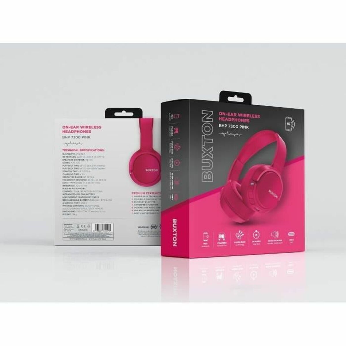 Headphones BUSHNELL Pink-1