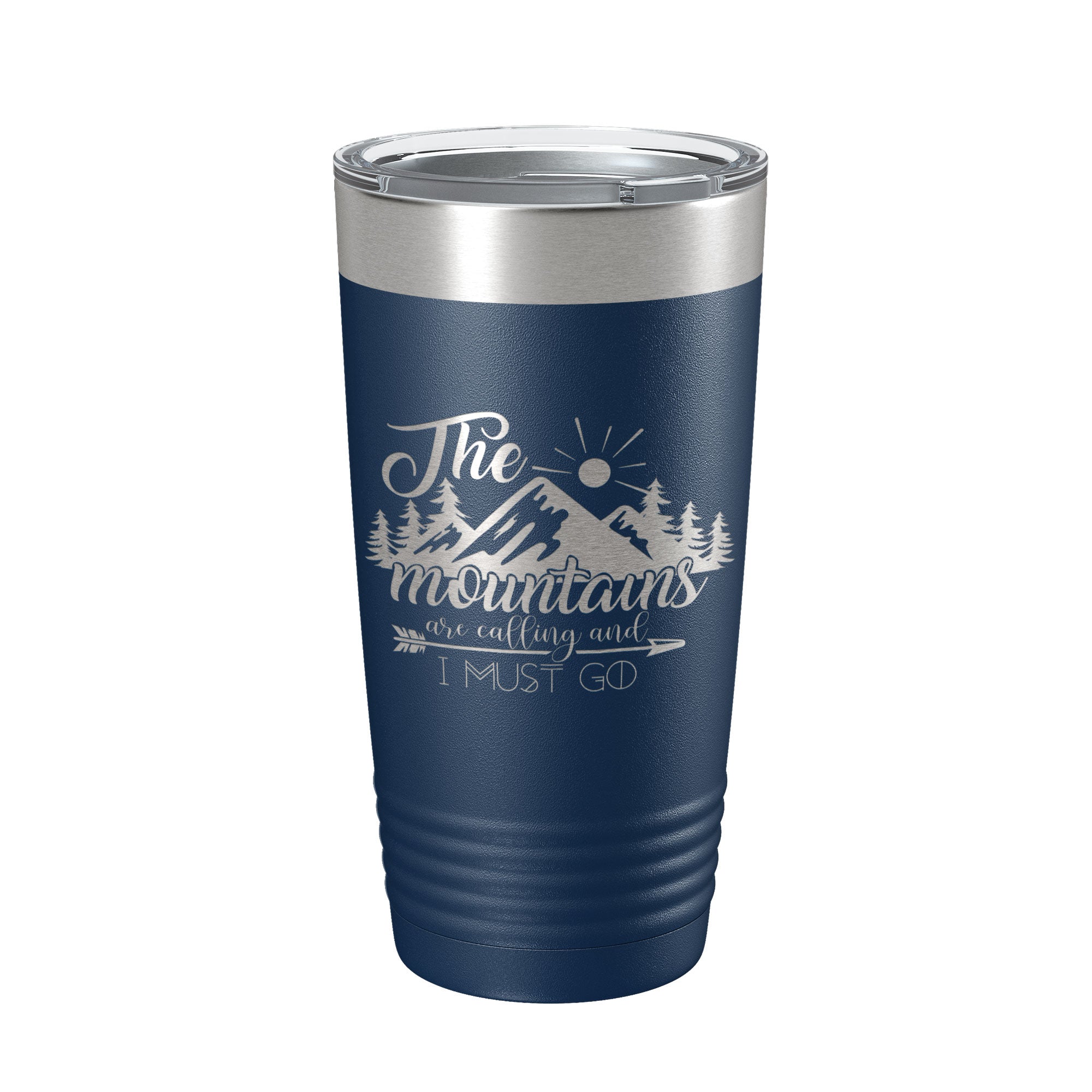 Mountains Are Calling And I Must Go Tumbler Outdoors Travel Mug Insulated Laser Engraved Coffee Cup Camping Hiking Gift 20 oz-8