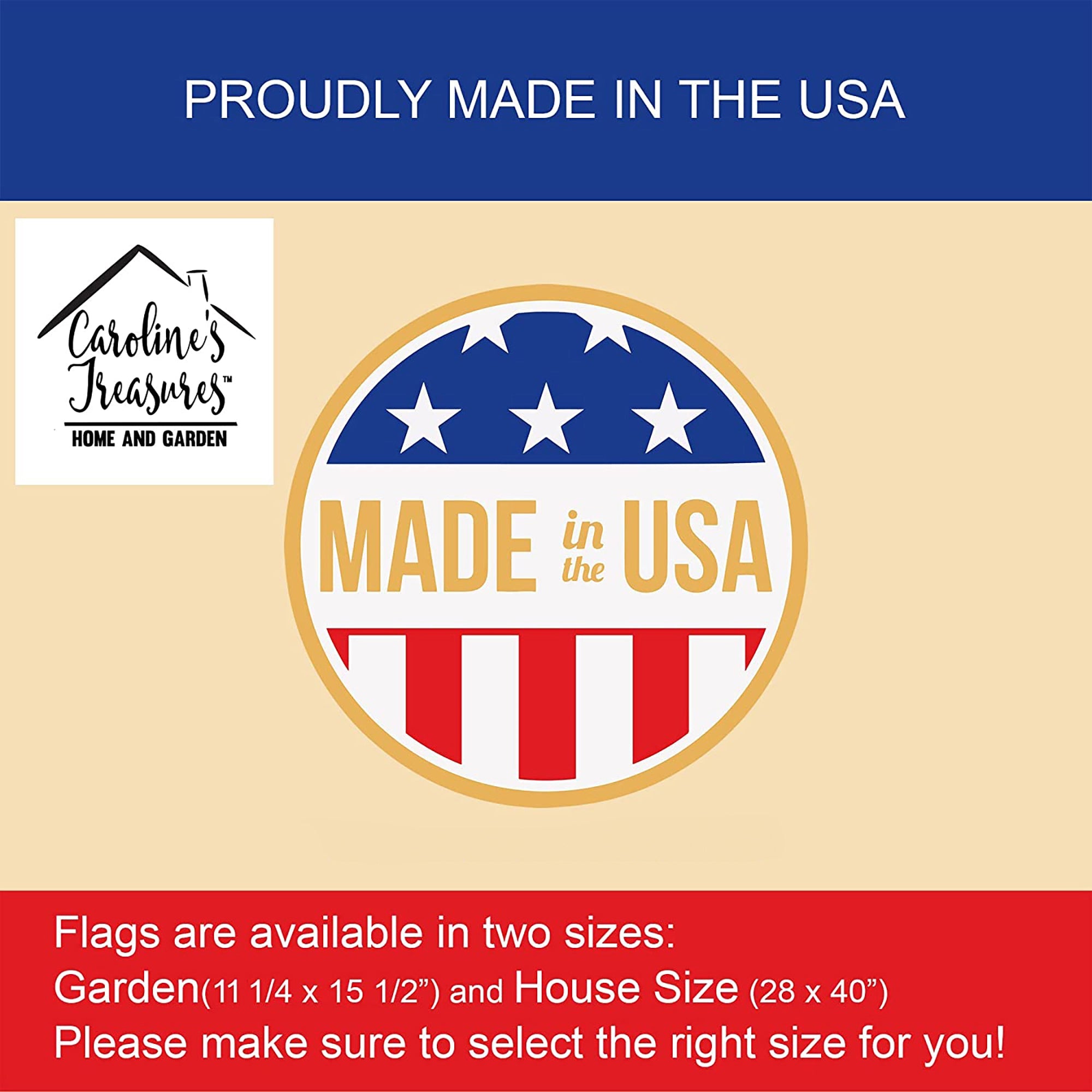 All American French Bulldog House Flag-4
