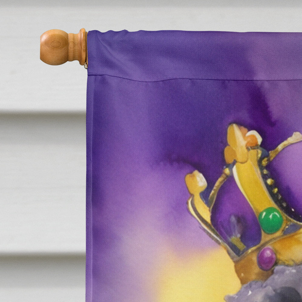 Portuguese Water Dog King of Mardi Gras House Flag-2