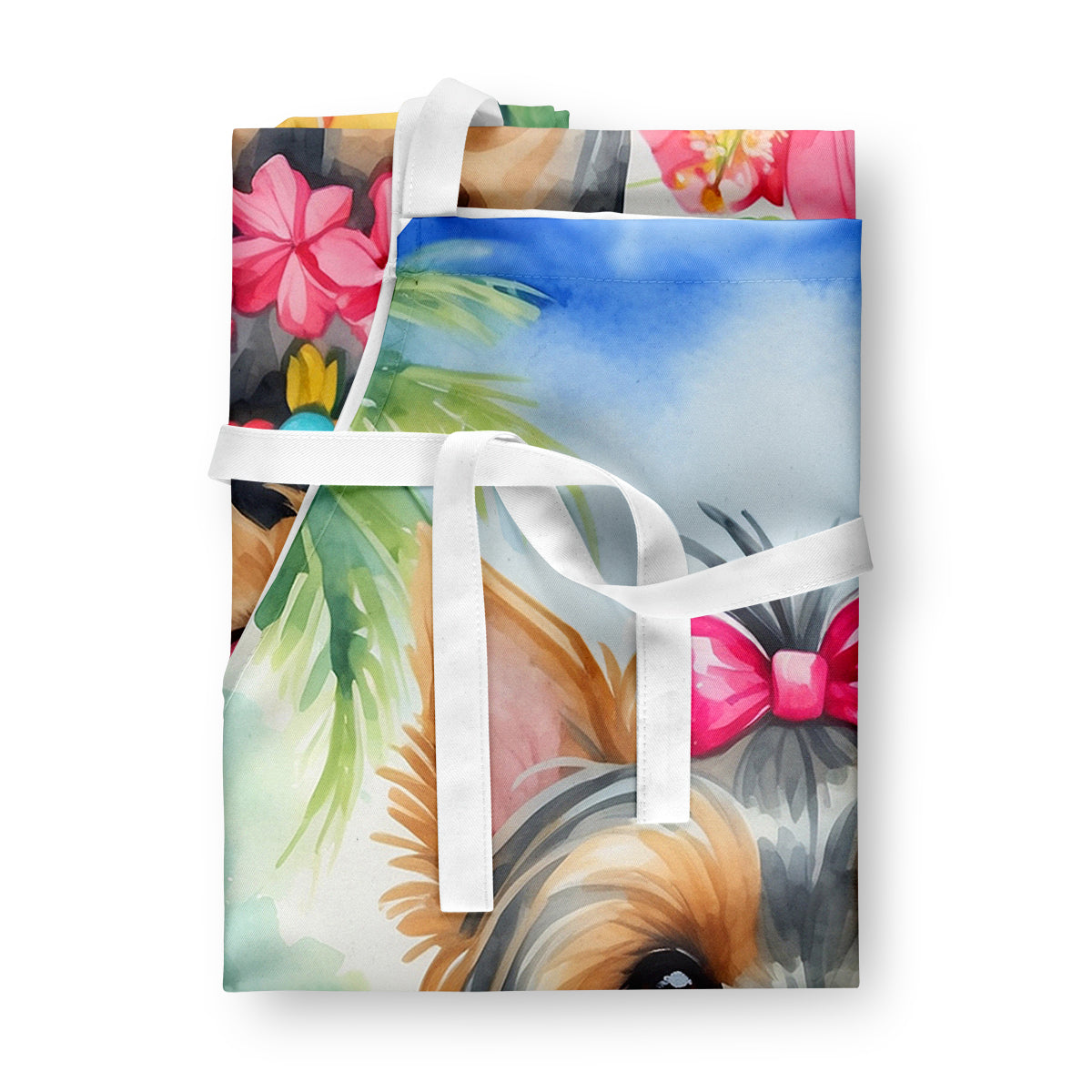 Yorkshire Terrier Luau Apron-2