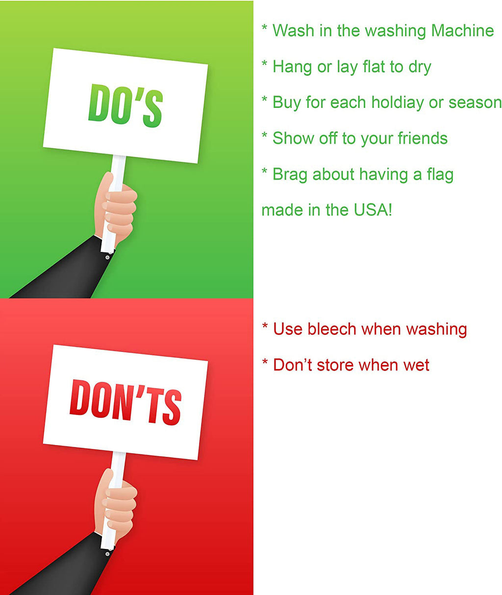 Blue and White Chihuahua USA American Garden Flag-4