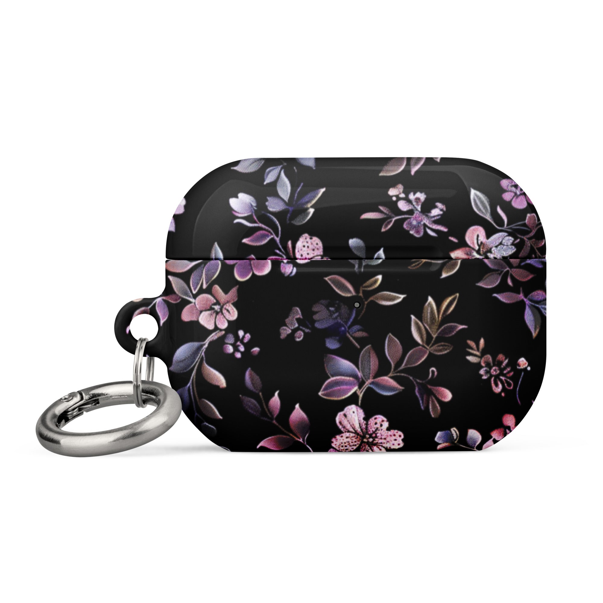Black Floral Case for AirPods-6