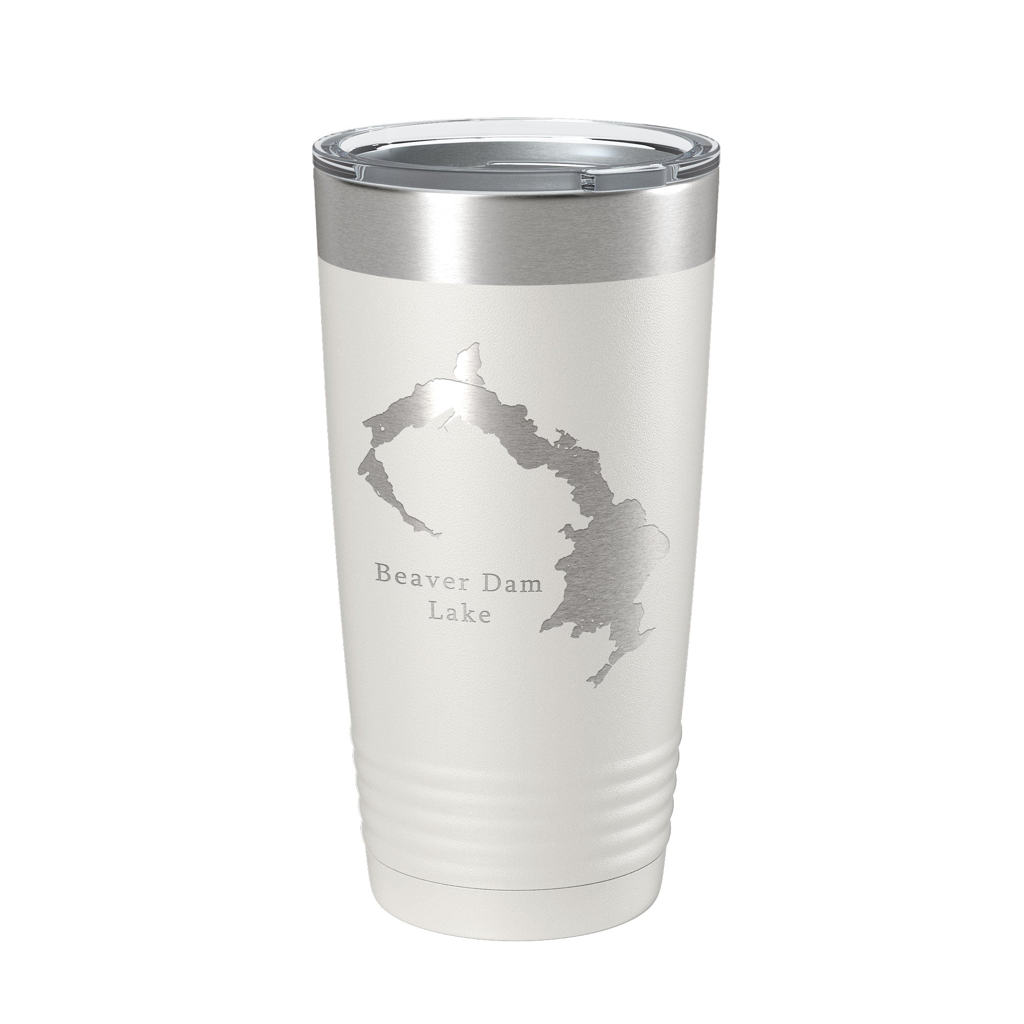 Beaver Dam Lake Map Tumbler Travel Mug Insulated Laser Engraved Coffee Cup Wisconsin 20 oz-7