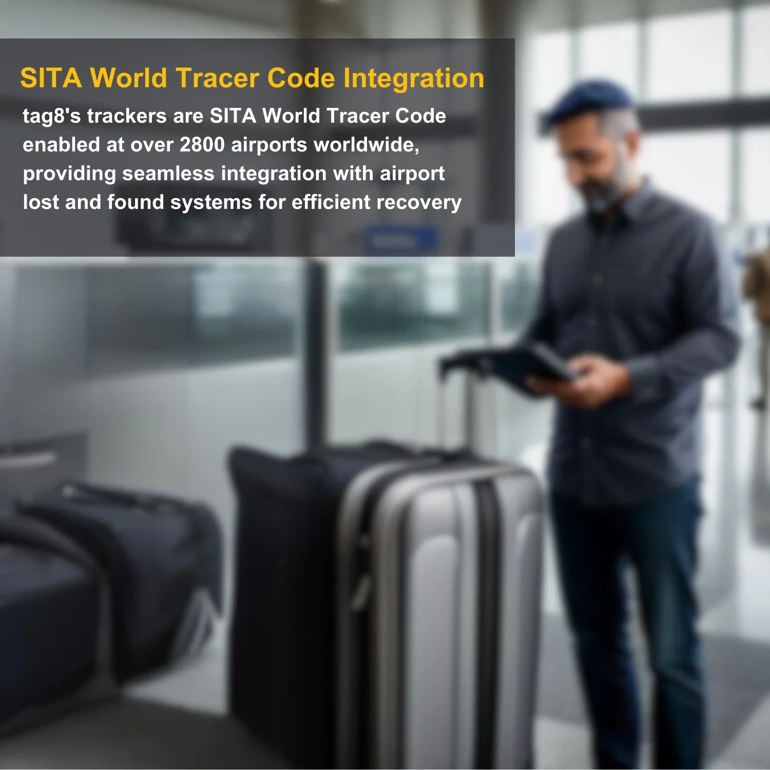 Smart Bag Security Tag - Italy Flag [Pack 2]
